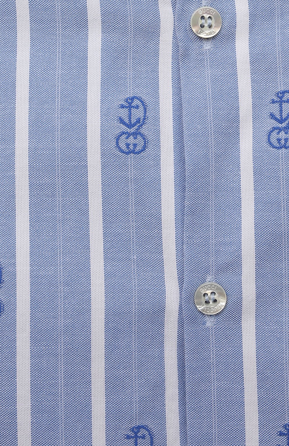 Хлопковая рубашка GUCCI, арт. 645029/XWAMX, фото 3