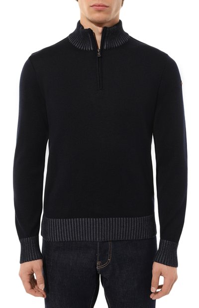 Шерстяной джемпер PAUL&SHARK темно-синего цвета по цене 43600 руб., арт. 14311117, фото 3 Шерстяной джемпер PAUL&SHARK, арт. 14311117, фото 3