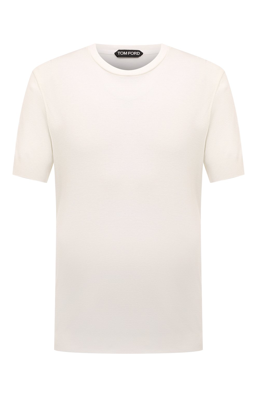 Джемпер из лиоцелла и хлопка TOM FORD белого цвета по цене 38300 руб., арт. JMT001/JCS003, фото 1 Джемпер из лиоцелла и хлопка TOM FORD, арт. JMT001/JCS003, фото 1