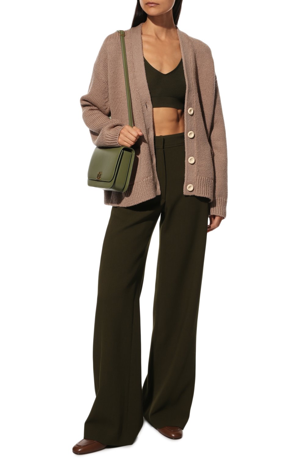 Шерстяной кардиган ACNE STUDIOS коричневого цвета по цене 46800 руб., арт. A60336, фото 2 Шерстяной кардиган ACNE STUDIOS, арт. A60336, фото 2