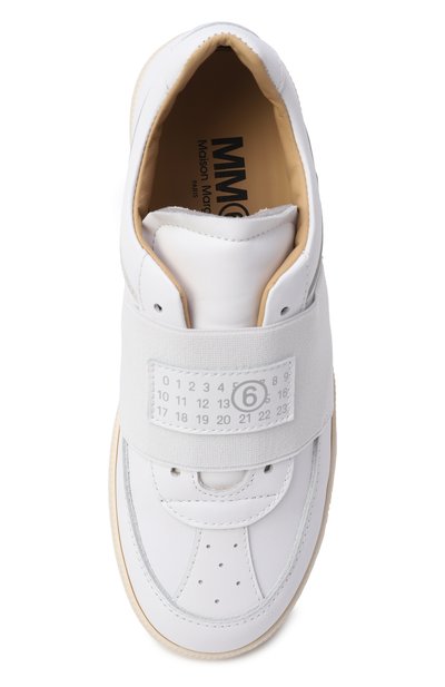 Кожаные слипоны MM6, арт. 82426/VAR1_001, фото 4