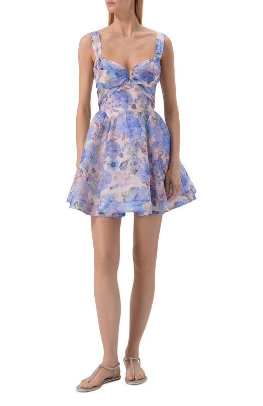 Текстильные сандалии Diana Rene Caovilla C11574-010/R001 Серебряный  C11574-010/R001 Фото 3