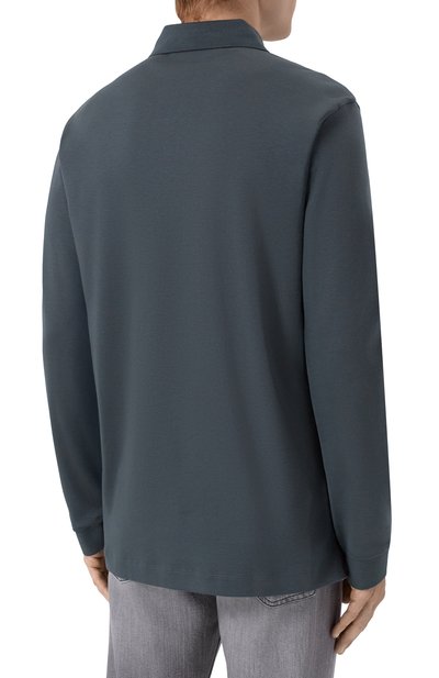 Хлопковое поло BOSS, арт. 50468392, фото 4