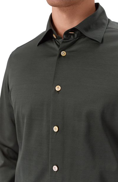 Хлопковая рубашка KITON, арт. UMCNERH0923414, фото 5