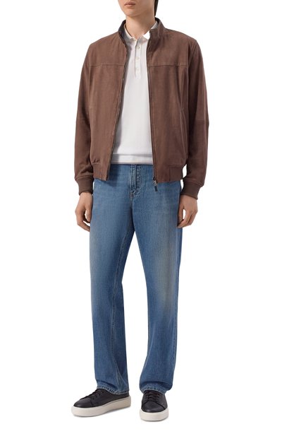 Мужской двусторонний замшевый бомбер GIMO'S, арт. 6S20.1.040.50R/112