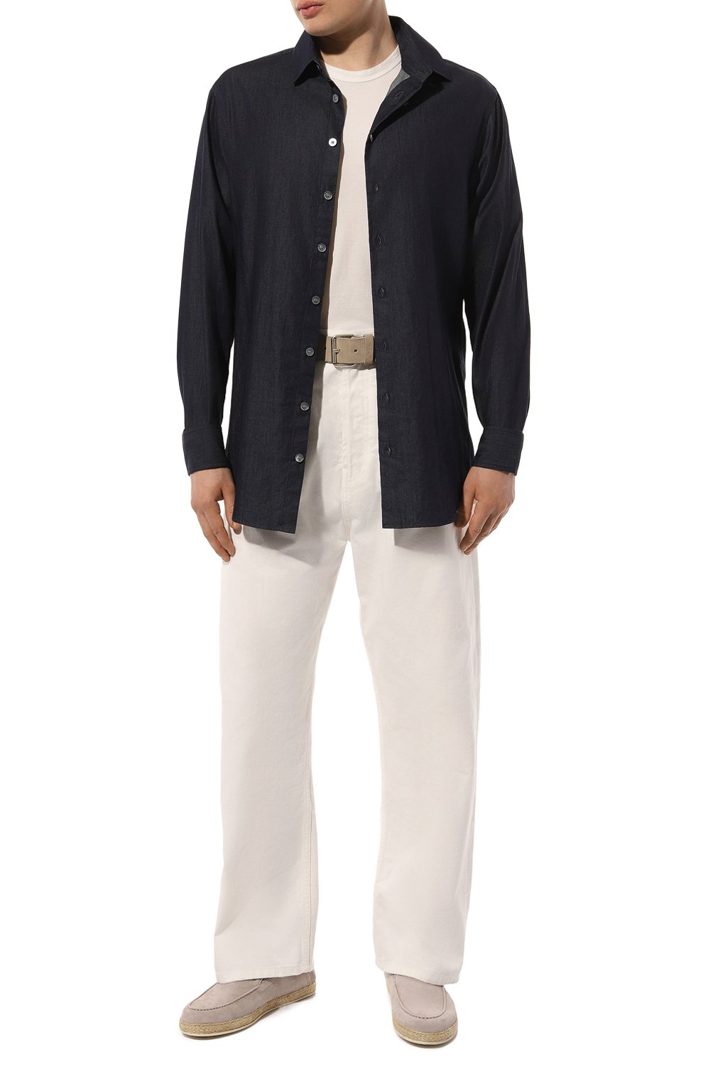 Хлопковая рубашка GIORGIO ARMANI, арт. 3DSC62/SD4JZ, фото 2