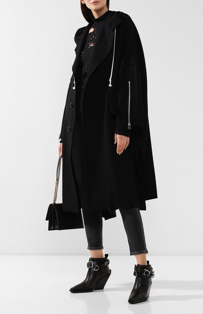 Шерстяное пальто YOHJI YAMAMOTO, арт. FJ-C52-104, фото 2