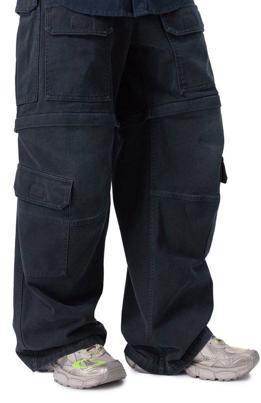 Комбинированные кроссовки 3XL Balenciaga 734734/WXLCR Серый  734734/WXLCR Фото 3