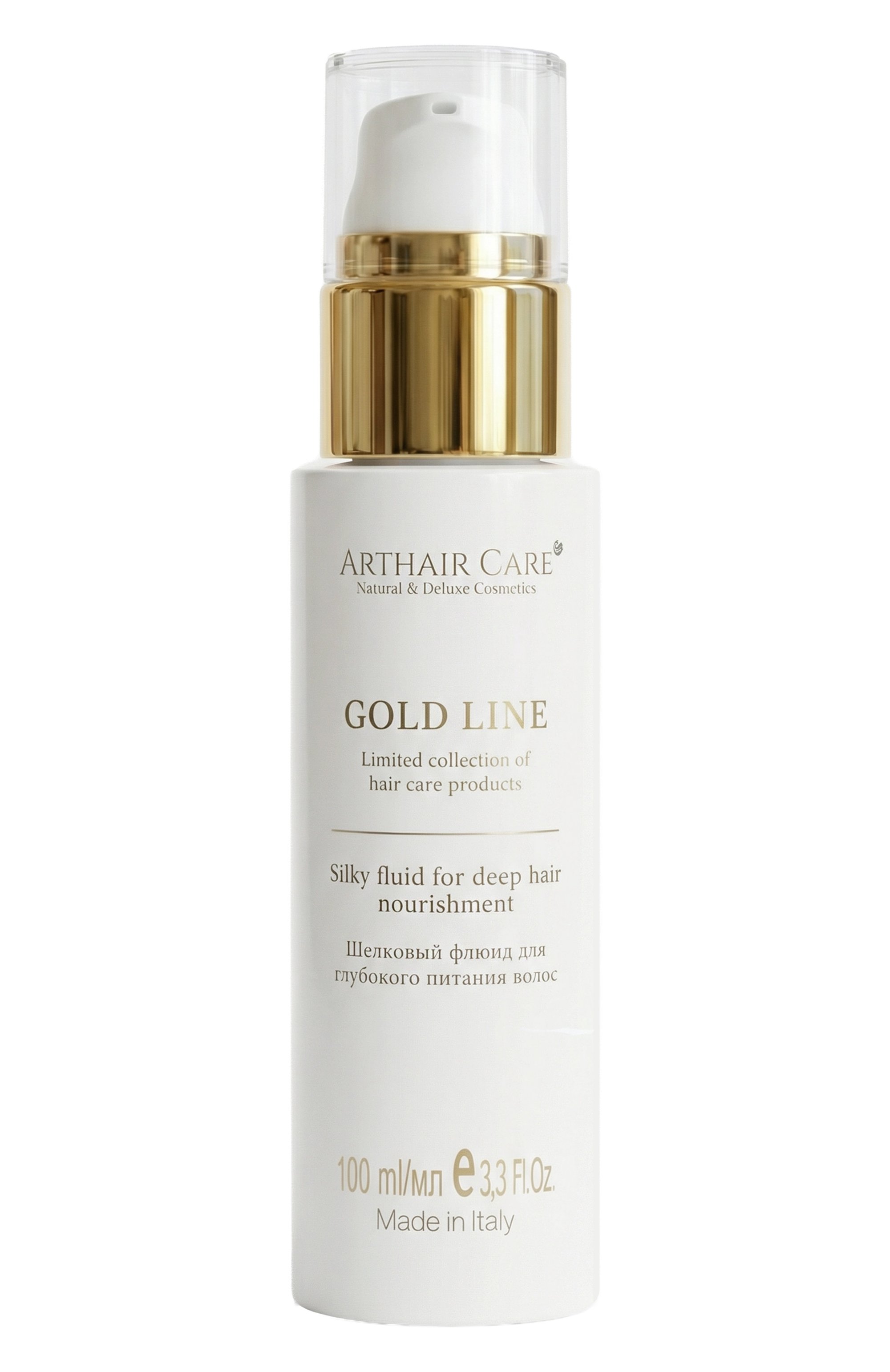 Шелковый флюид для глубокого питания волос (100ml) ARTHAIR CARE бесцветного цвета по цене 5500 руб., арт. 4640112150543, фото 1 Шелковый флюид для глубокого питания волос (100ml) ARTHAIR CARE, арт. 4640112150543, фото 1