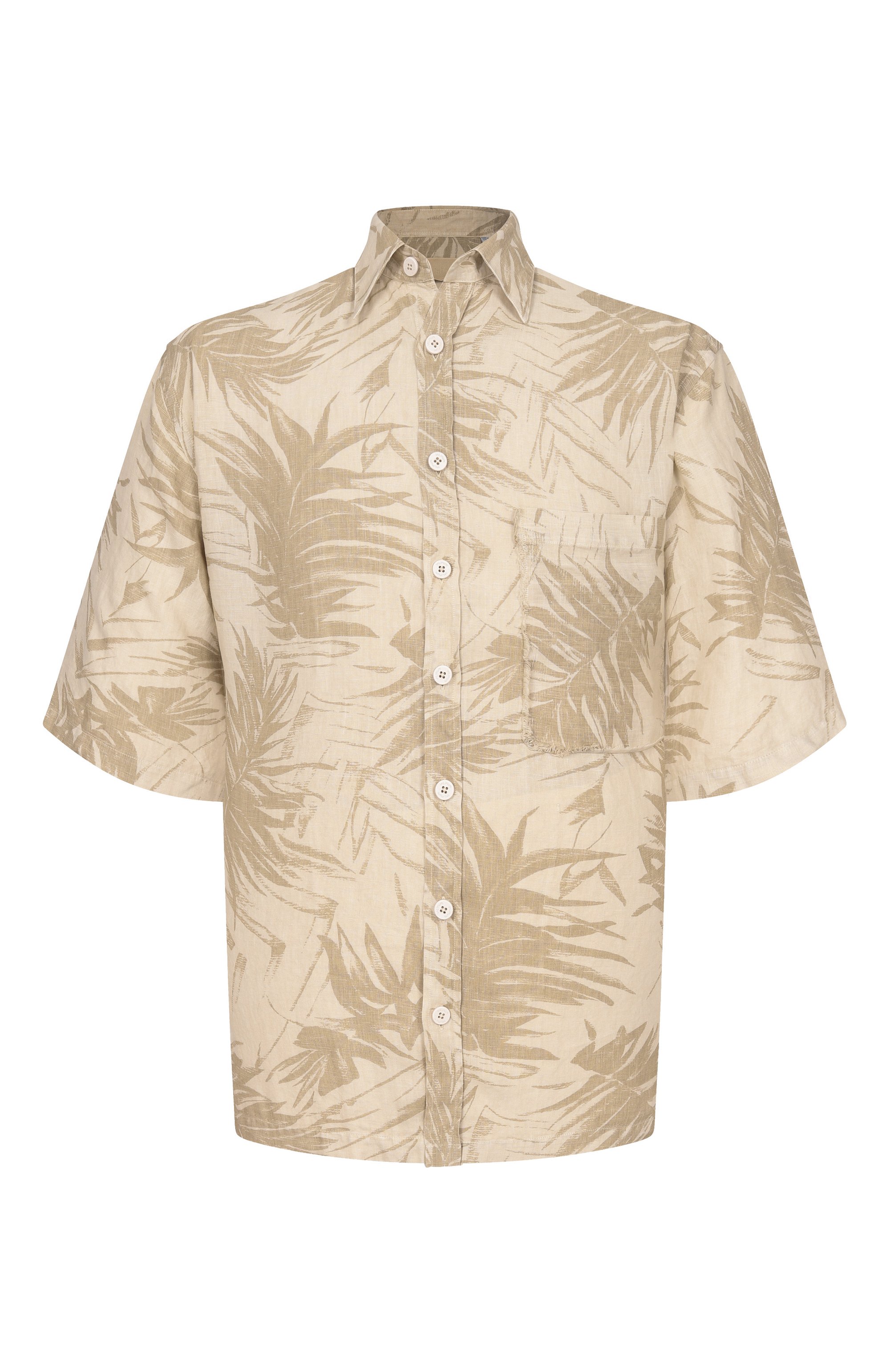 Льняная рубашка INLINUM, арт. STEFAN0/TR0PICAL, фото 1