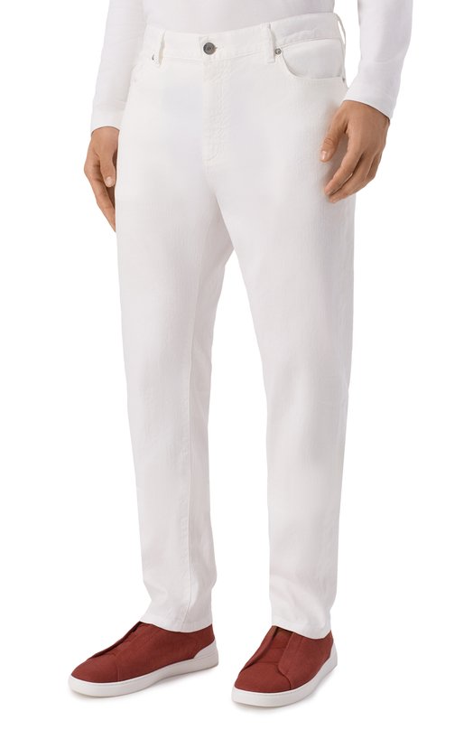 Джинсы Zegna CITY/UFP16A9 Белый  CITY/UFP16A9 Фото 3