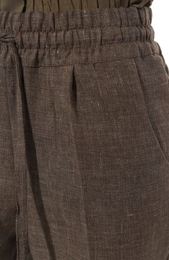 Льняные брюки KITON, арт. D37102K0912B, фото 5