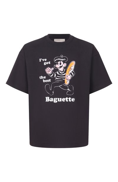 Мужская хлопковая футболка DOMREBEL, арт. M BAGUETTE/T-SHIRT