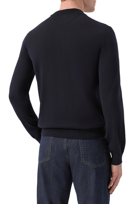 Шерстяной джемпер Zilli KHMN01M0202VLIP00 Синий  KHMN01M0202VLIP00 Фото 4