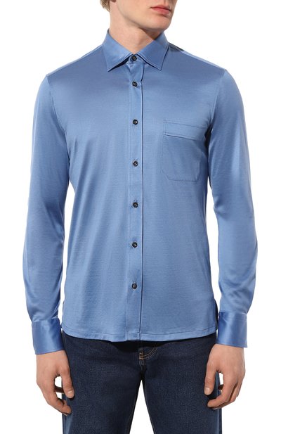 Рубашка из хлопка и шелка STEFANO RICCI, арт. CJ006702/TE2500, фото 3