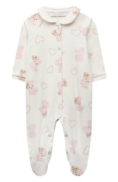 Хлопковый комбинезон MONNALISA, арт. 350206, фото 1