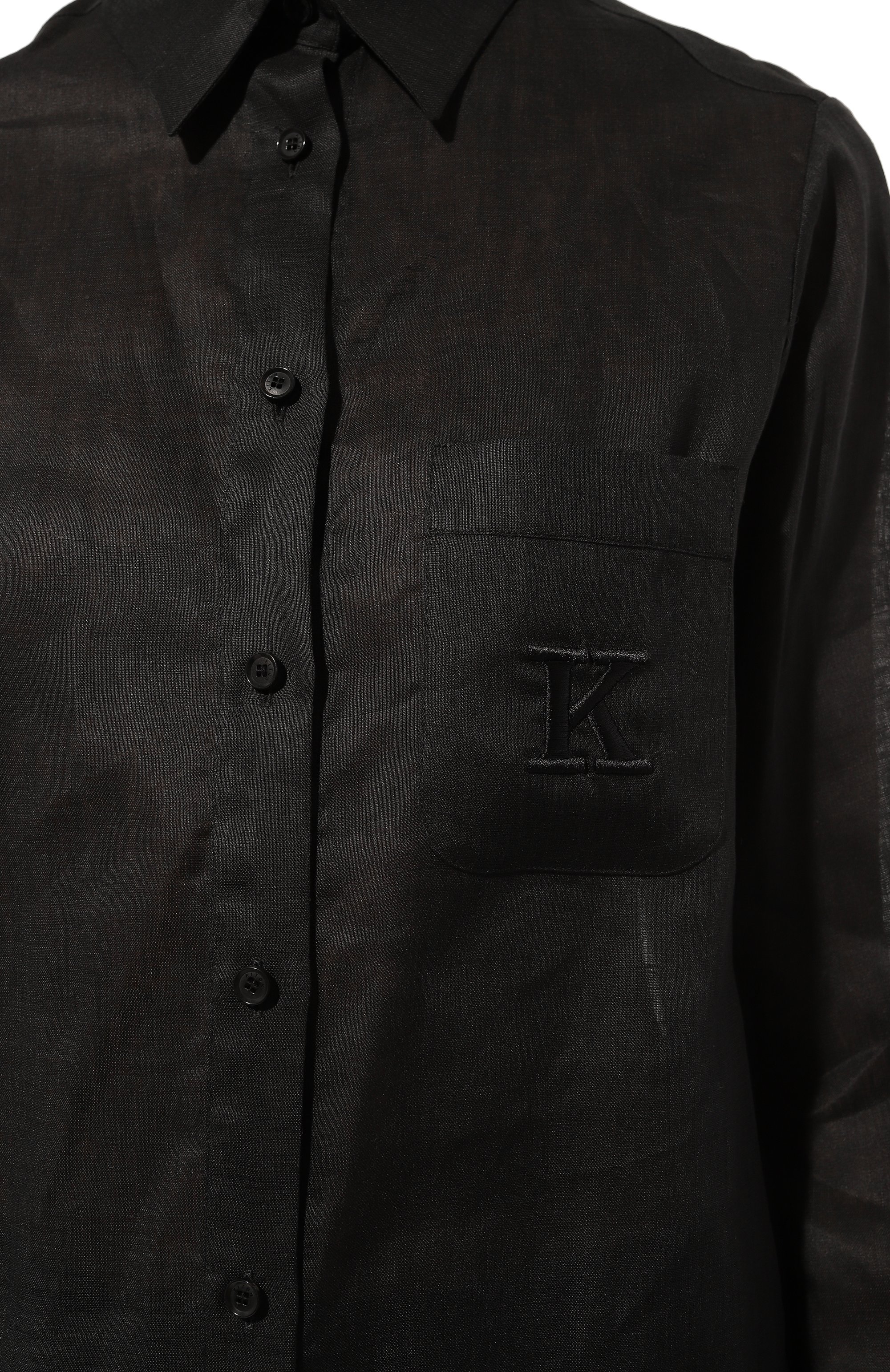 Льняная рубашка KITON, арт. D57465H05953, фото 5