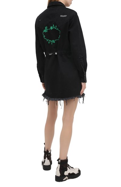 Джинсовое платье OFF-WHITE, арт. 0WYM004E20DEN0011055, фото 2