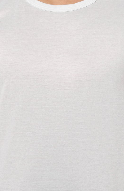 Хлопковая майка Zegna N2D000110 Белый  N2D000110 Фото 5