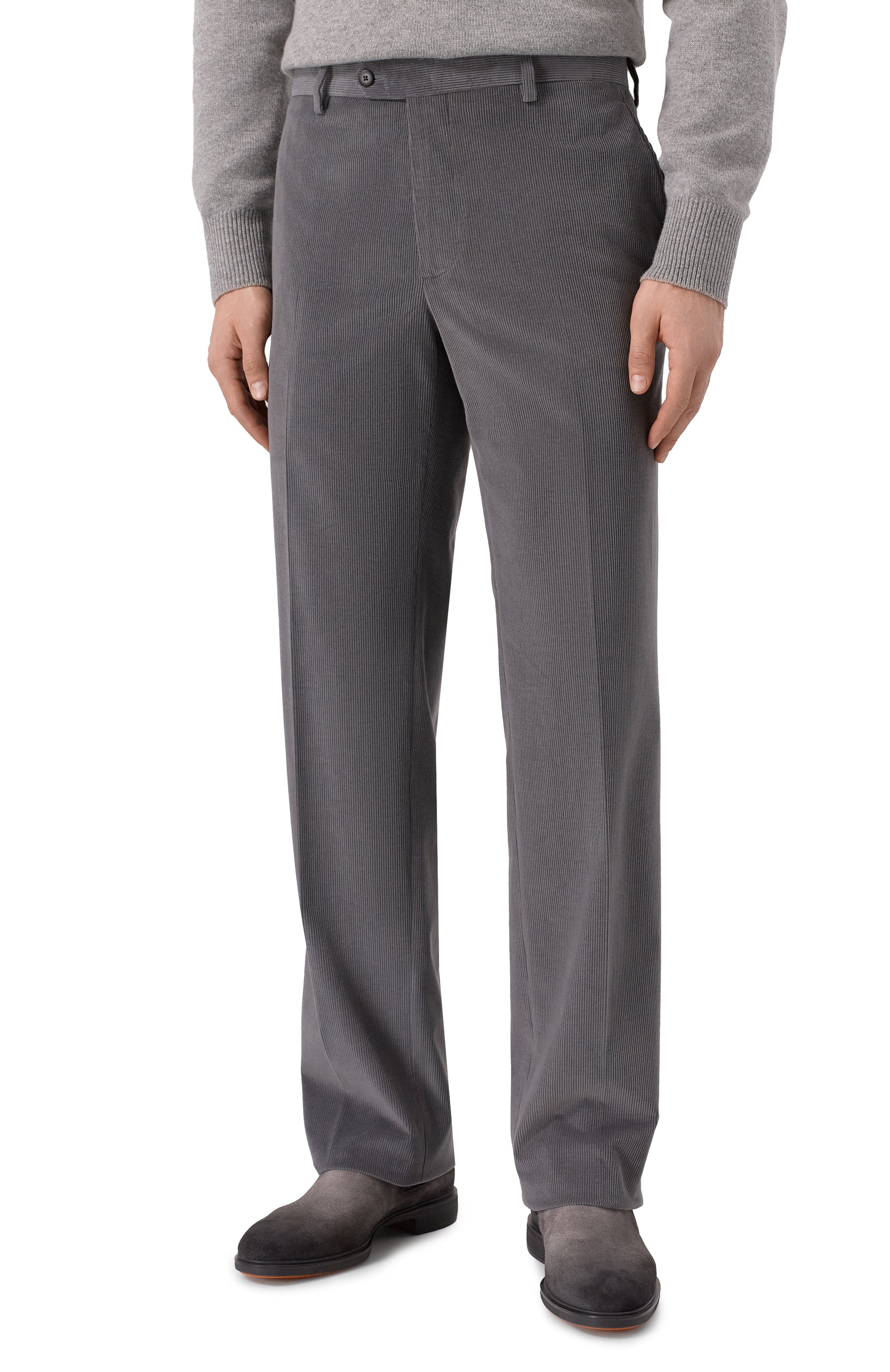 Вельветовые брюки MVST серого цвета по цене 95650 руб., арт. M25.1MM.T409/574, фото 3 Вельветовые брюки MVST, арт. M25.1MM.T409/574, фото 3