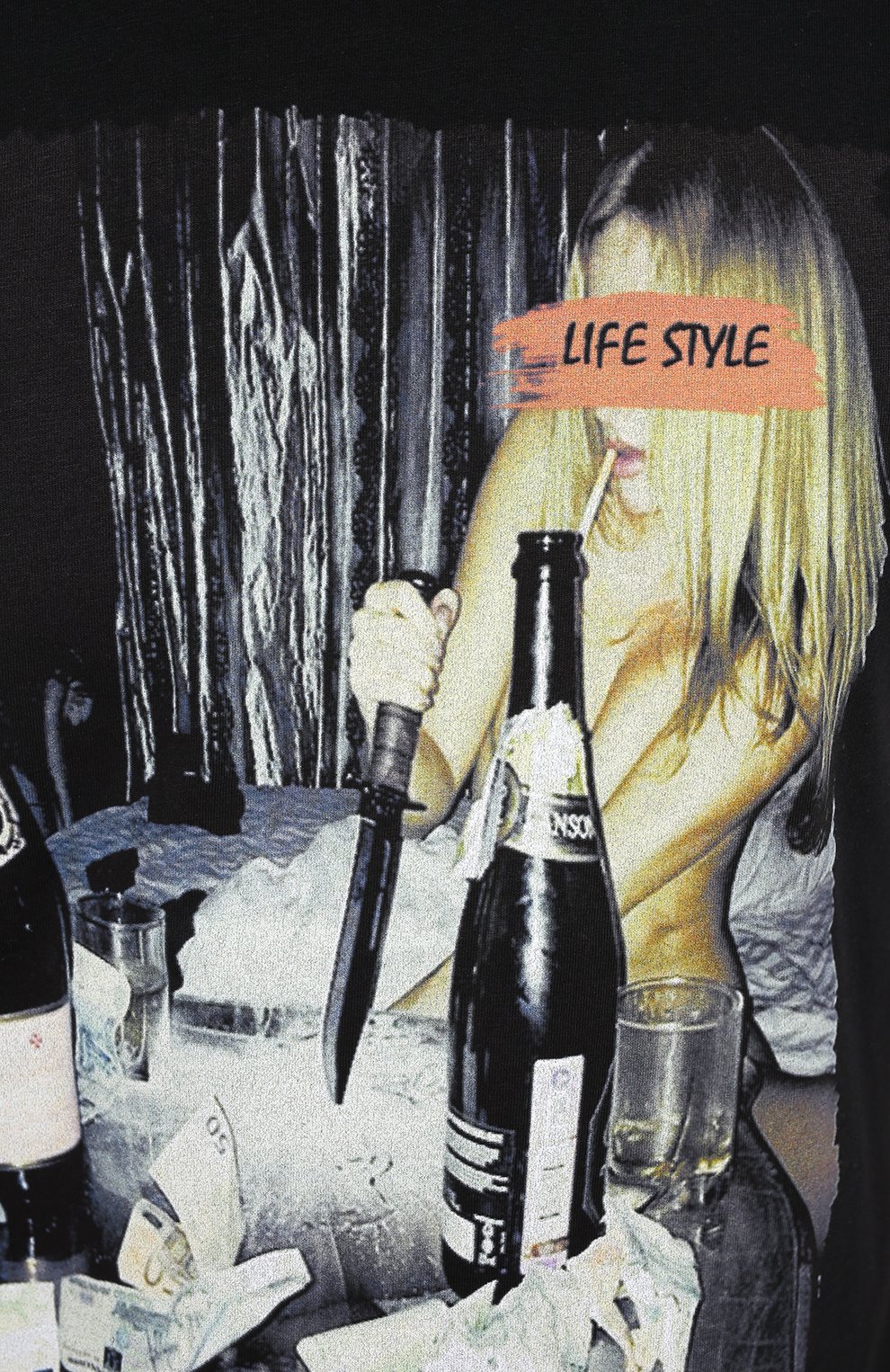 Хлопковая футболка BISIBIGLIO, арт. LIFE STR0NG/PESANTE, фото 5