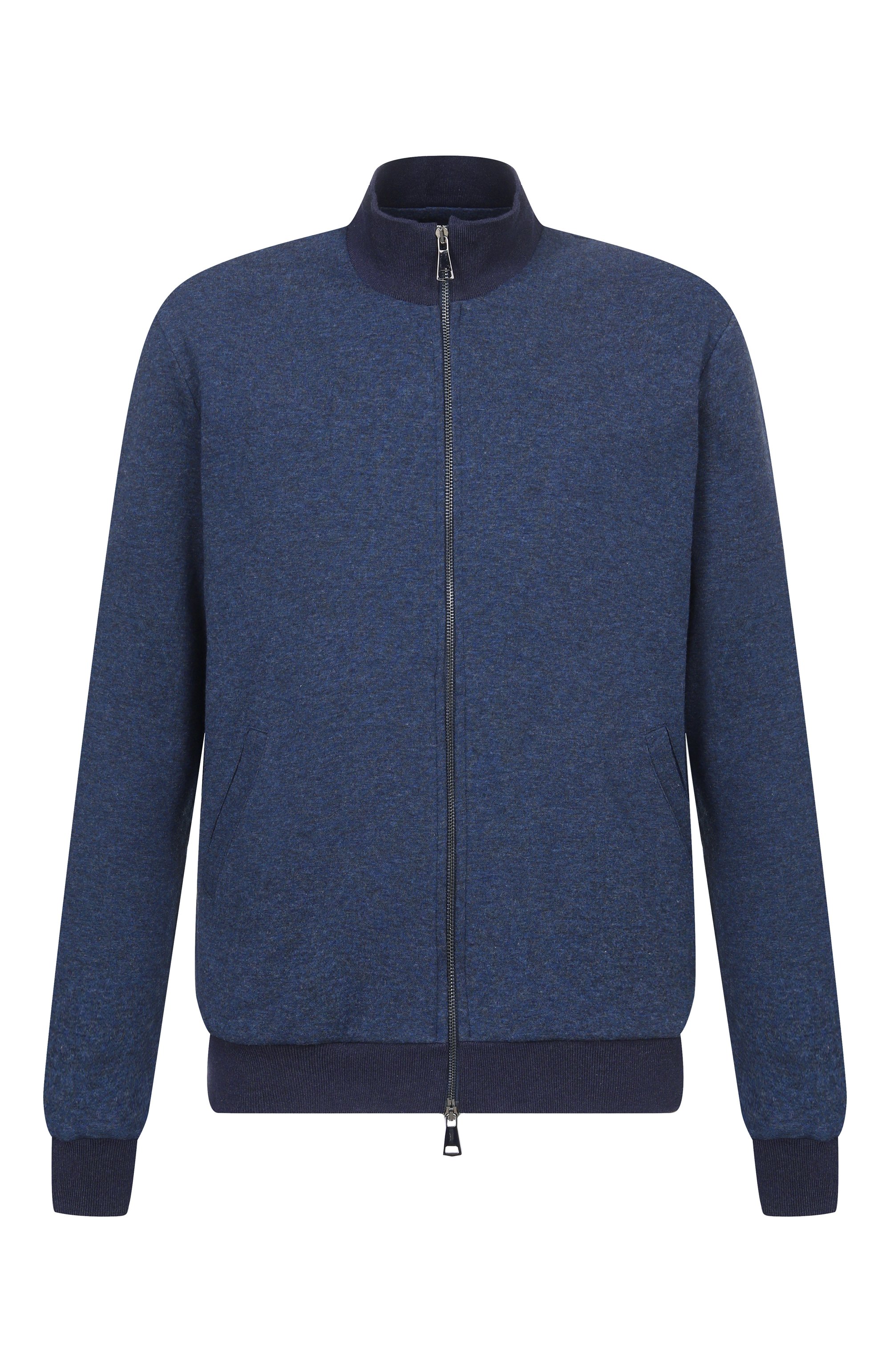 Толстовка из хлопка и кашемира ANDREA CAMPAGNA, арт. ZIP/LB1630, фото 1