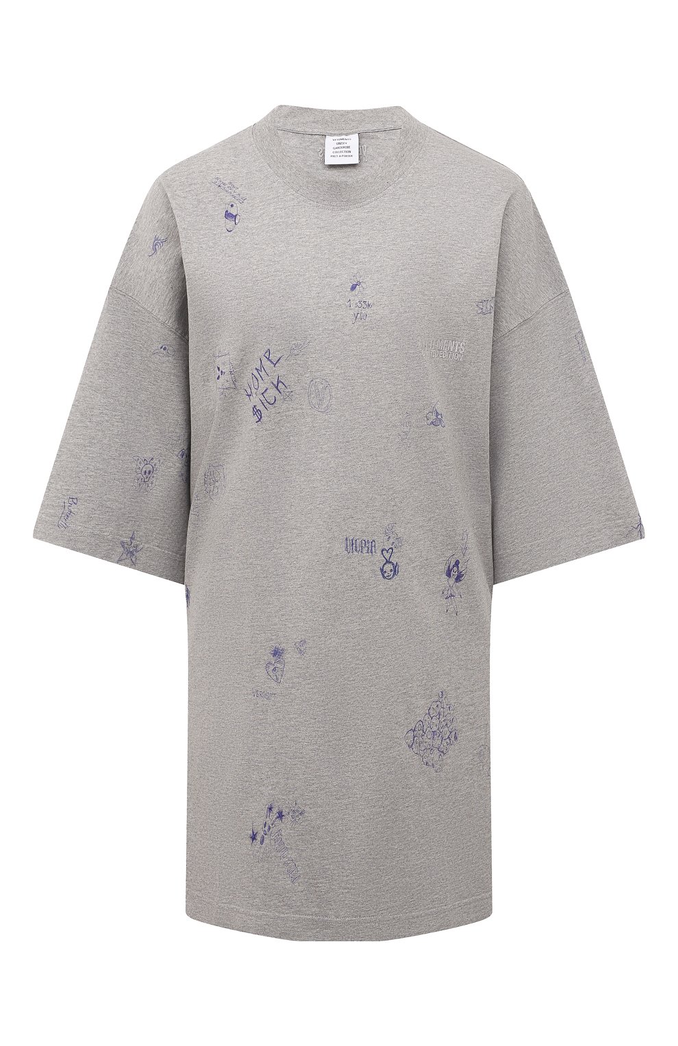 Хлопковая футболка VETEMENTS, арт. UE54TR320G, фото 1