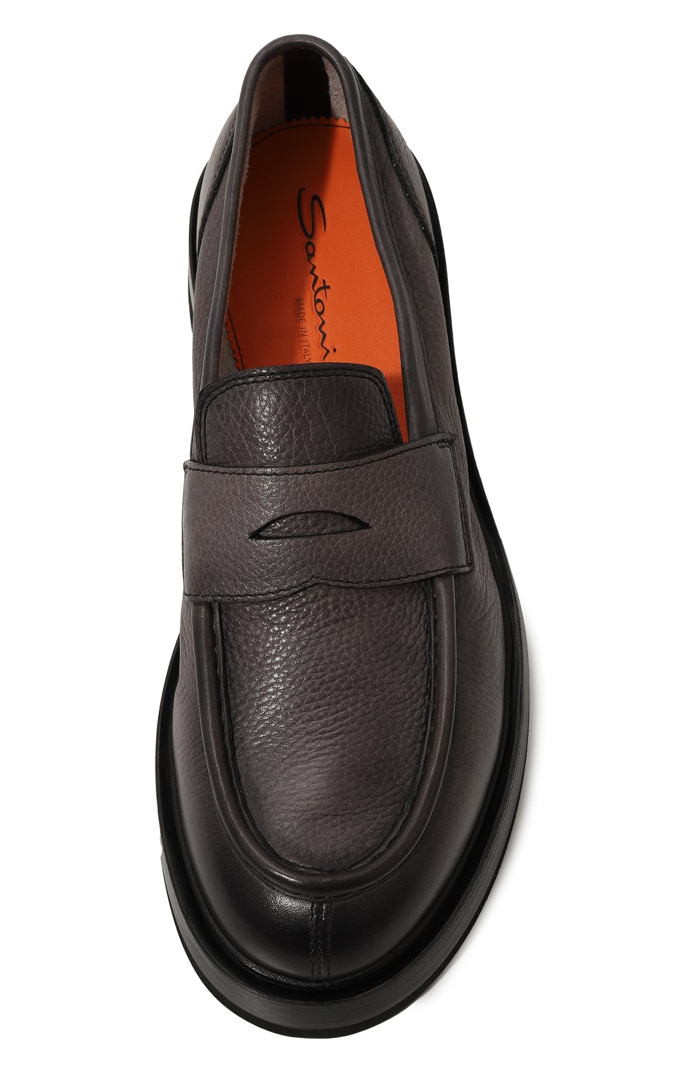 Кожаные пенни-лоферы alfie SANTONI, арт. MCAG18365JW6SHAS, фото 6