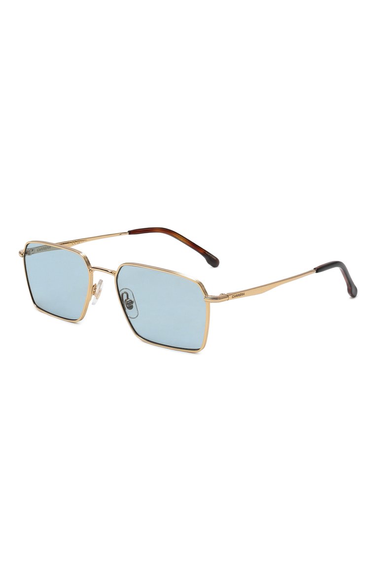 Женские солнцезащитные очки CARRERA голубого цвета, арт. CARRERA 356 RHL QZ | Фото 1 (Тип очков: С/з; Материал: Металл; Кросс-КТ: С/з-унисекс; Очки форма: Прямоугольные; Оптика Гендер: оптика-унисекс)