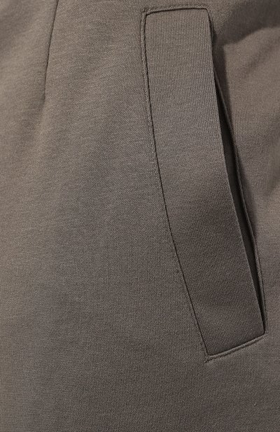 Хлопковые брюки CAPOBIANCO хаки цвета по цене 41750 руб., арт. MPAN.TS00./58-60, фото 5 Хлопковые брюки CAPOBIANCO, арт. MPAN.TS00./58-60, фото 5