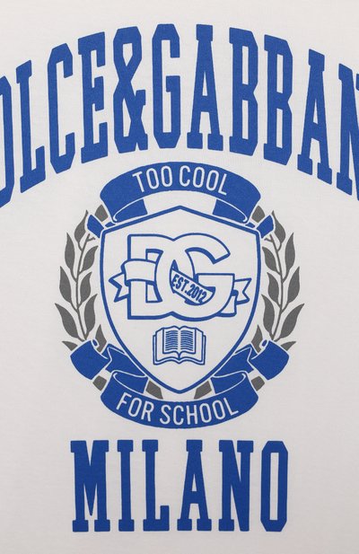 Хлопковая футболка DOLCE & GABBANA, арт. L4JTHU/G7NUV, фото 3