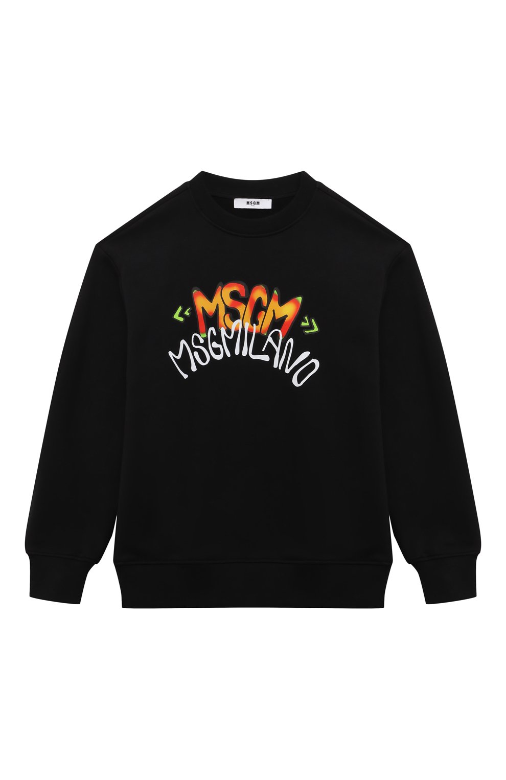Хлопковый свитшот MSGM KIDS, арт. F4MSJBSW200, фото 1