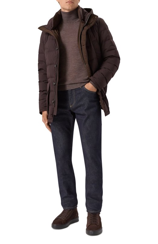 Пуховик Kiton UW2250V0440H04 Коричневый  UW2250V0440H04 Фото 2