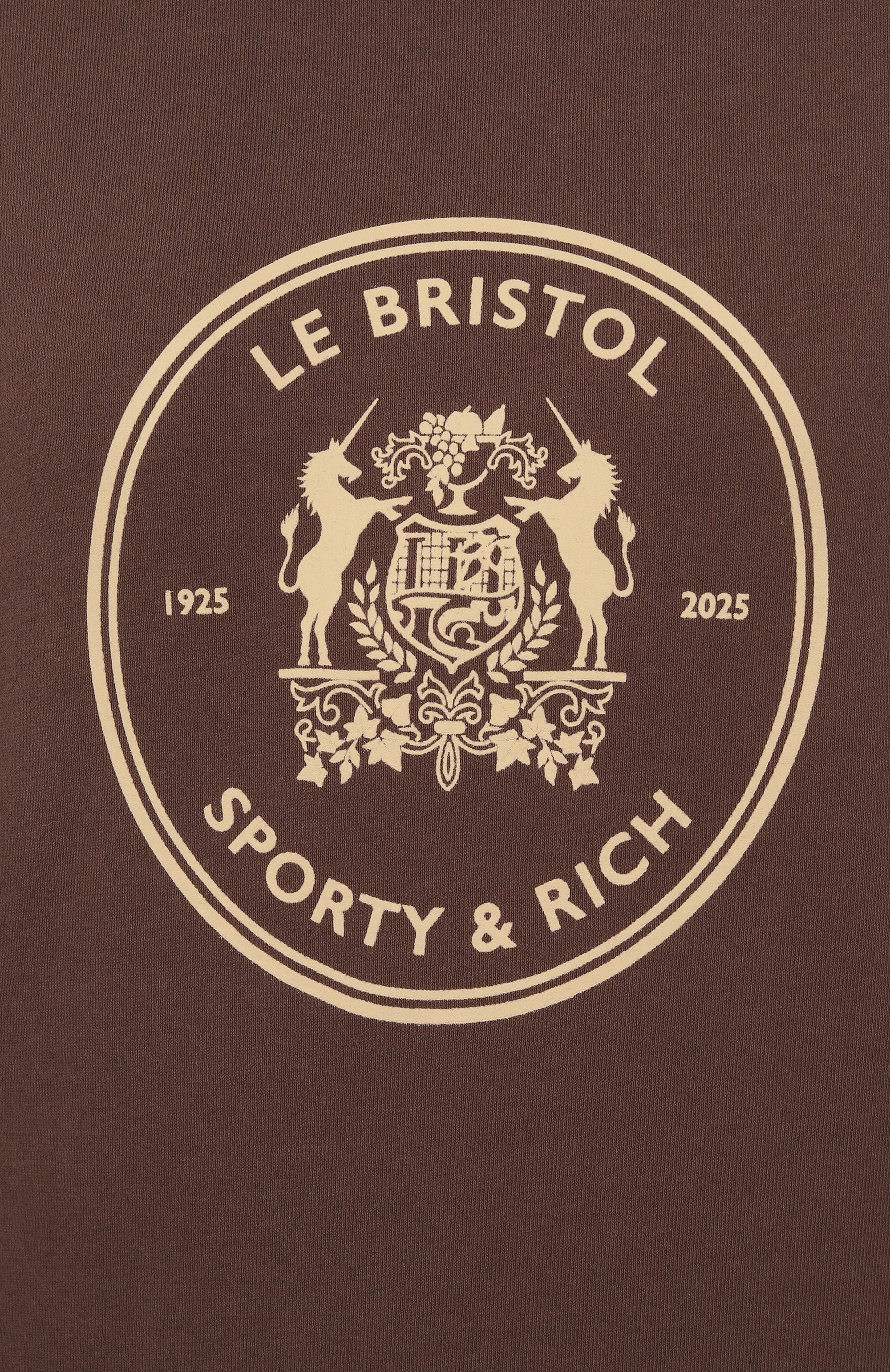 Хлопковый свитшот sporty & rich x le bristol paris SPORTY AND RICH, арт. ST071517618BR03, фото 6