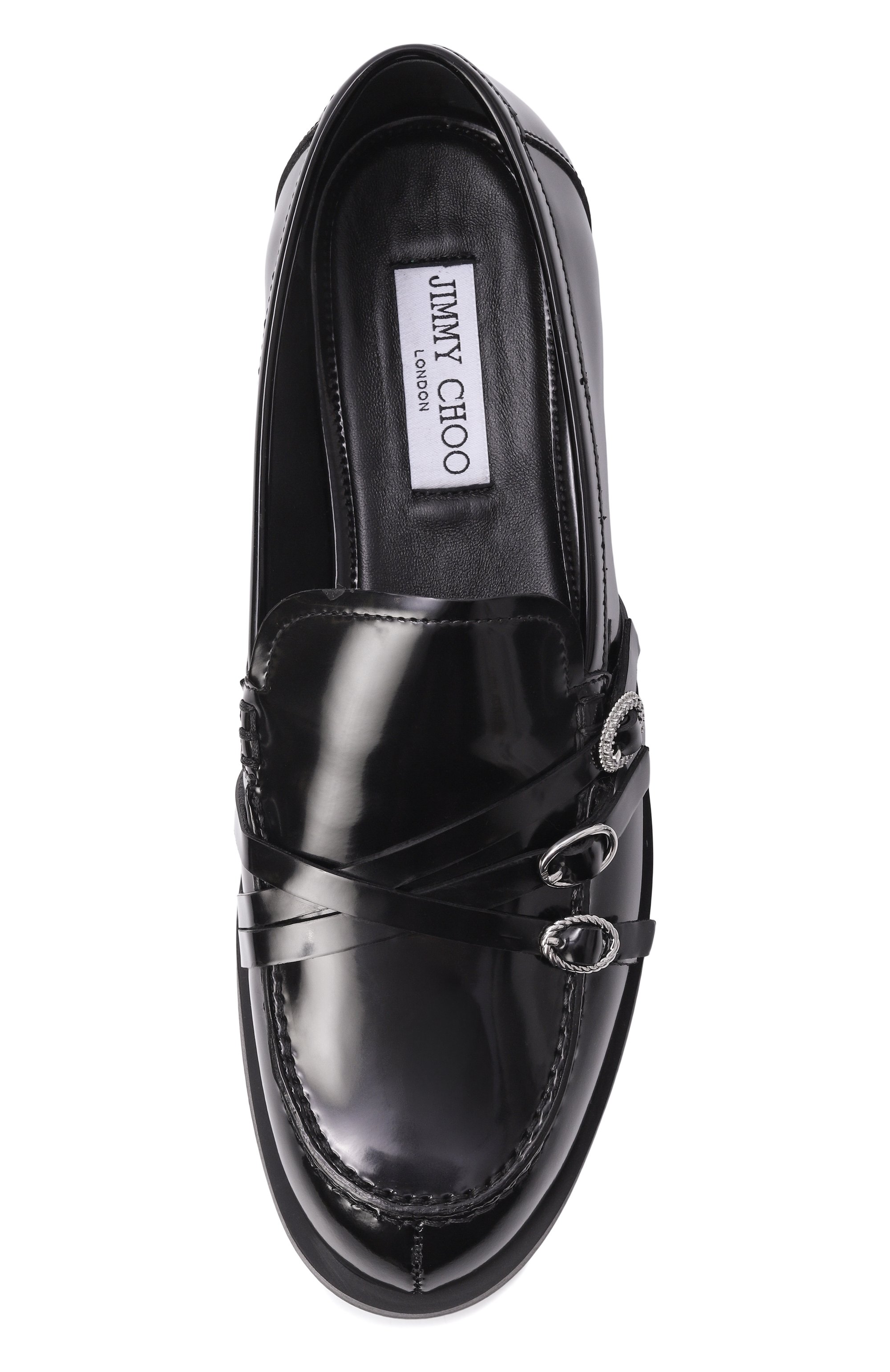 Кожаные лоферы kalia JIMMY CHOO, арт. KALIA L0AFER/PQB, фото 6