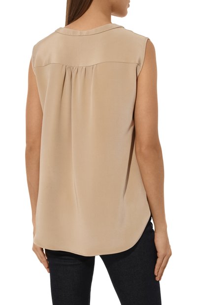 Шелковый топ KITON, арт. D53462K0977A, фото 4