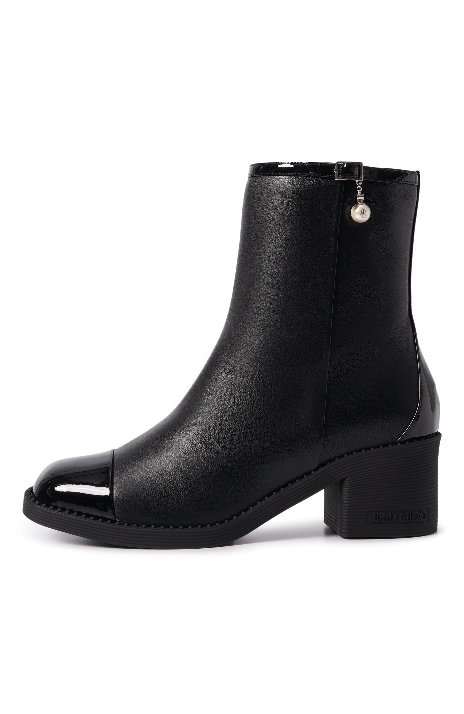 Кожаные ботильоны adry 60 JIMMY CHOO, арт. ADRYAB60RMQ, фото 4