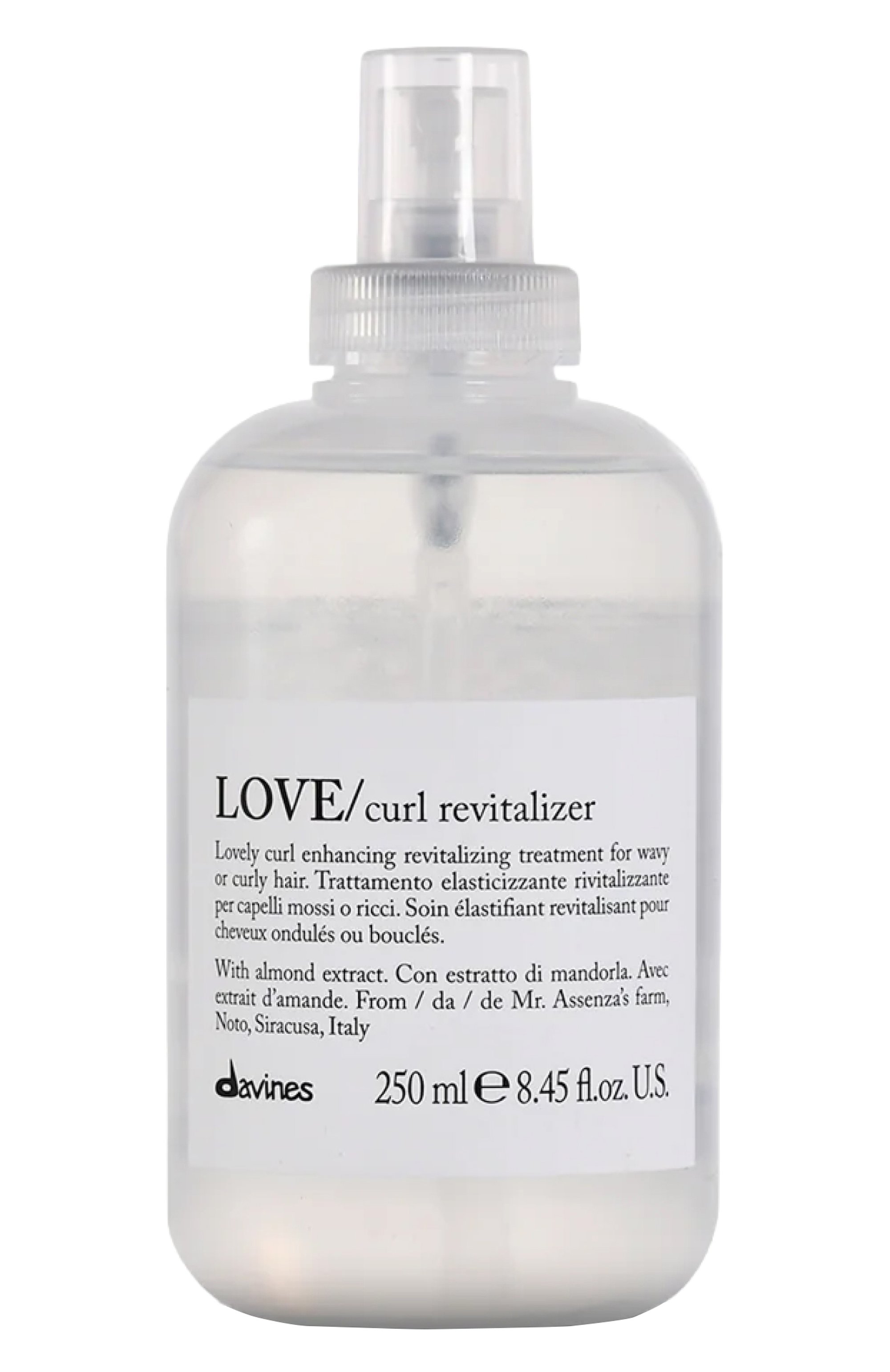 Ревиталайзер для усиления завитка love curl (250ml) DAVINES, арт. 75534, фото 1