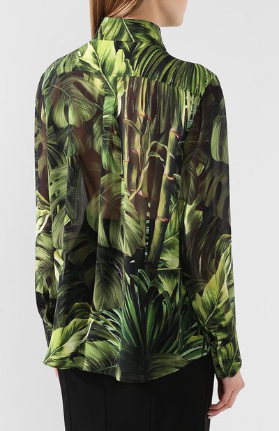 Шелковая рубашка DOLCE & GABBANA, арт. F5N27T/IS1DK, фото 4