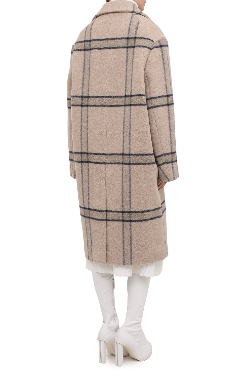 Шерстяное пальто JACQUEMUS бежевого цвета по цене 89200 руб., арт. 203C001/119172, фото 4 Шерстяное пальто JACQUEMUS, арт. 203C001/119172, фото 4