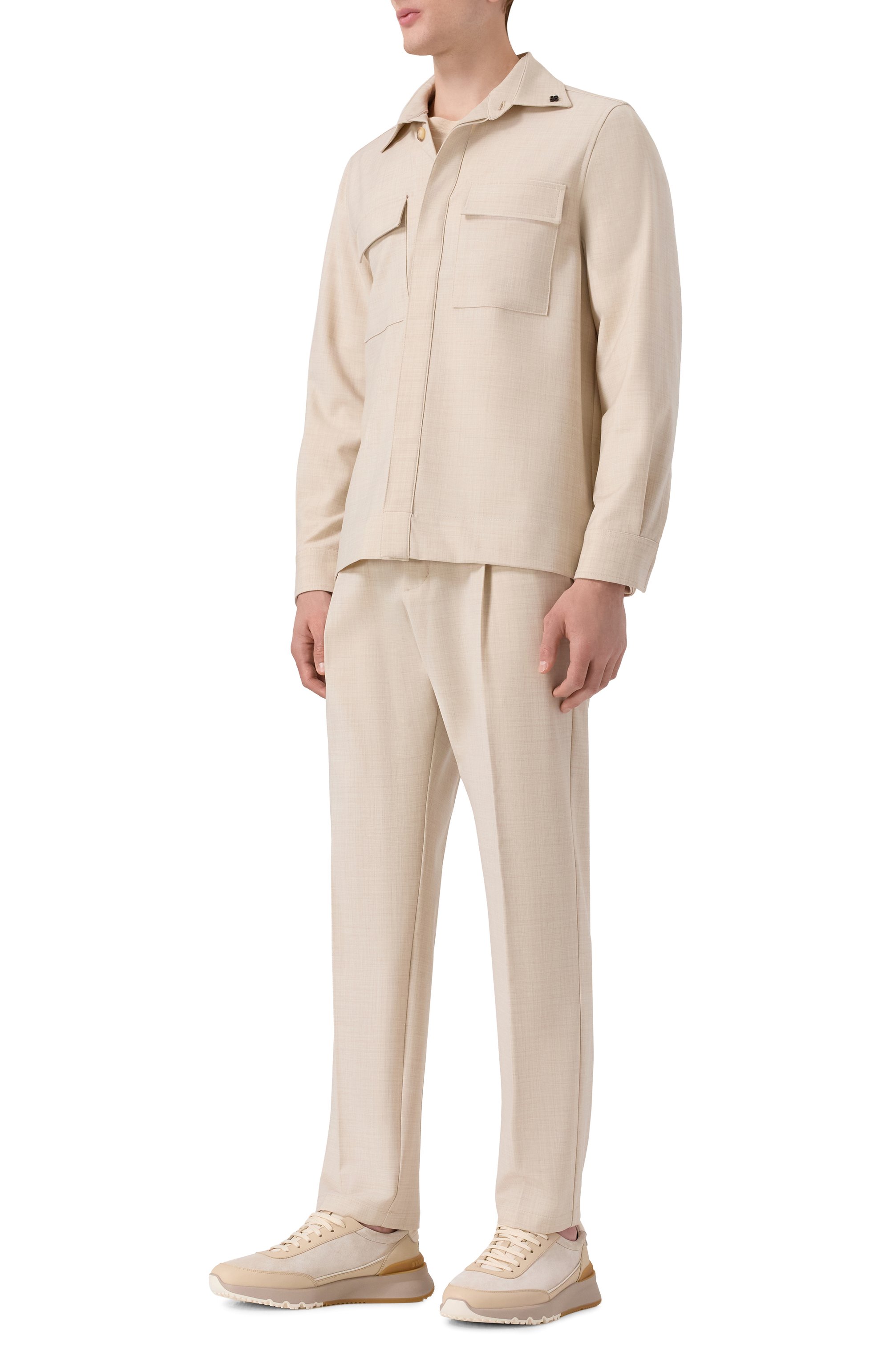 Рубашка GRAN SASSO кремового цвета по цене 46850 руб., арт. 95150/58202, фото 2 Рубашка GRAN SASSO, арт. 95150/58202, фото 2