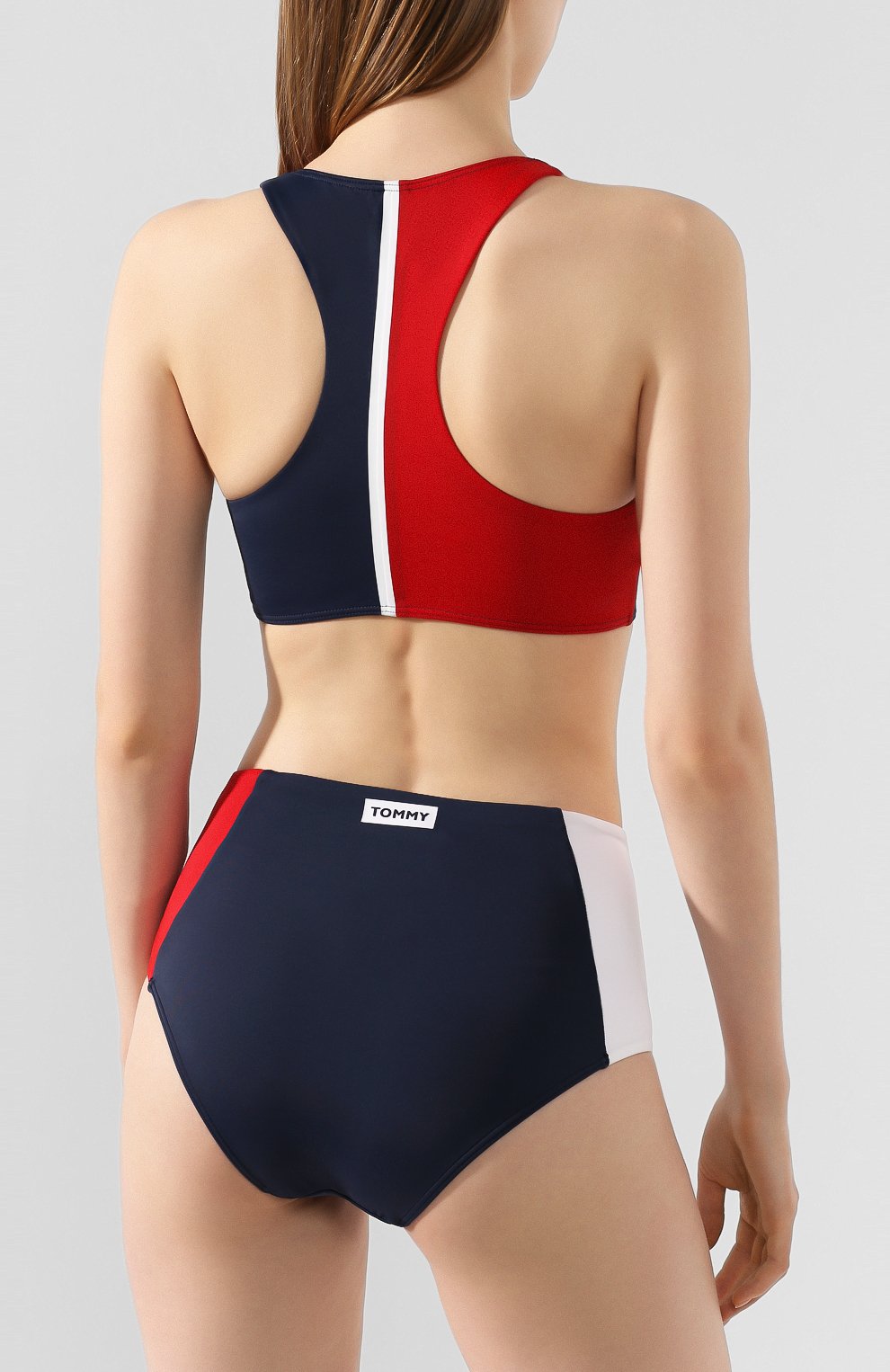 Бра-топ TOMMY HILFIGER темно-синего цвета по цене 4990 руб., арт. UW0UW01815, фото 3 Бра-топ TOMMY HILFIGER, арт. UW0UW01815, фото 3