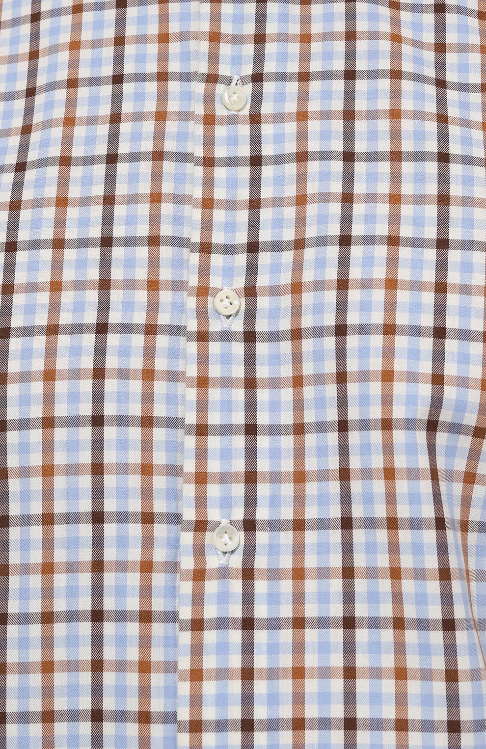 Хлопковая рубашка LUIGI BORRELLI коричневого цвета по цене 45300 руб., арт. SR3711, фото 5 Хлопковая рубашка LUIGI BORRELLI, арт. SR3711, фото 5