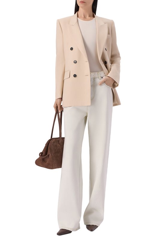 Жакет из вискозы MSGM 4041MDG13/267127 Бежевый  4041MDG13/267127 Фото 2