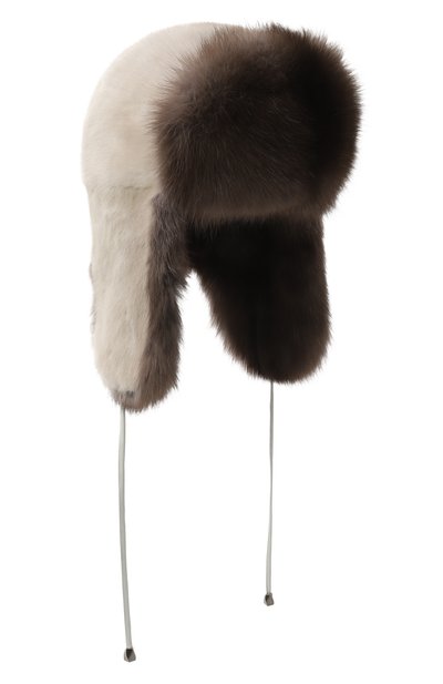 Женская шапка-ушанка из меха норки и соболя VICTORIA KUSENKOVA, арт. 092003436093