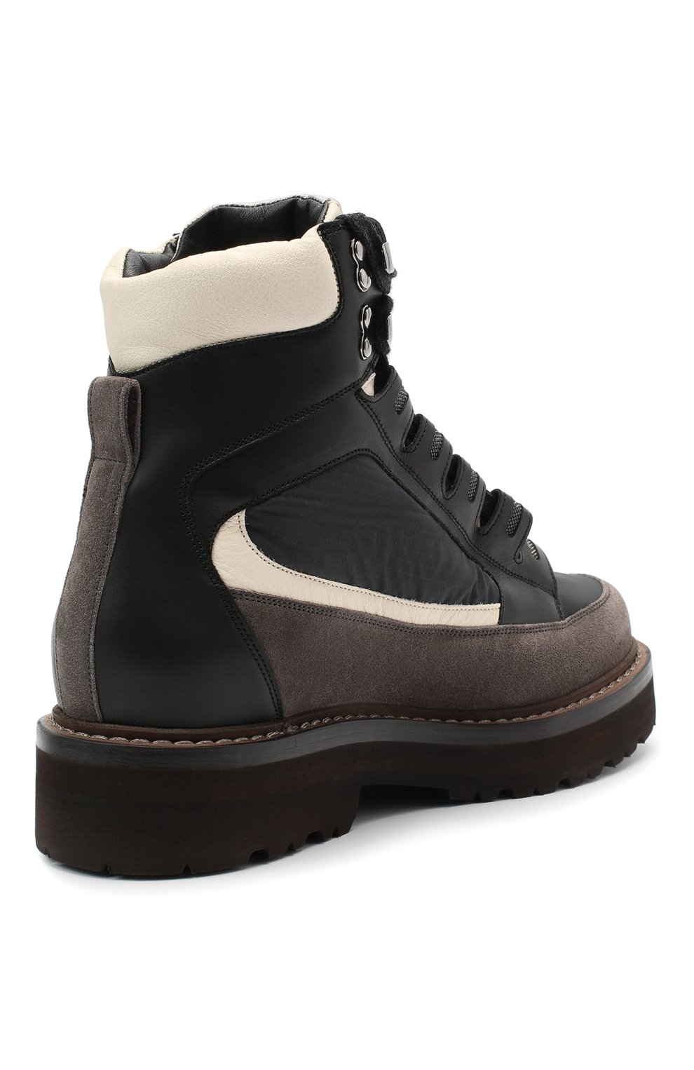 Комбинированные ботинки BRUNELLO CUCINELLI, арт. MZSFG1967, фото 4