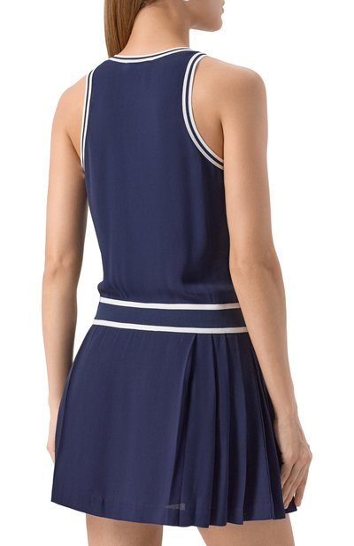 Платье SPORTY AND RICH синего цвета по цене 39700 руб., арт. DR004602302BL83, фото 4 Платье SPORTY AND RICH, арт. DR004602302BL83, фото 4