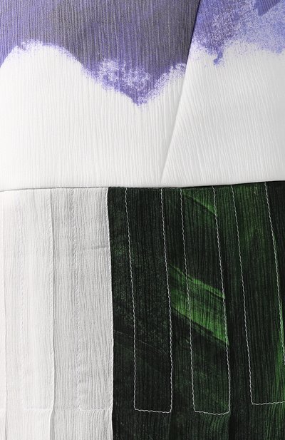 Шелковая юбка VICTORIA BECKHAM, арт. SK LNG 3842 MSS19 PAINTBRUSH CHIFF0N, фото 5