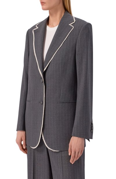 Шерстяной жакет OFFICINE GENERALE, арт. S26WTLG405, фото 3