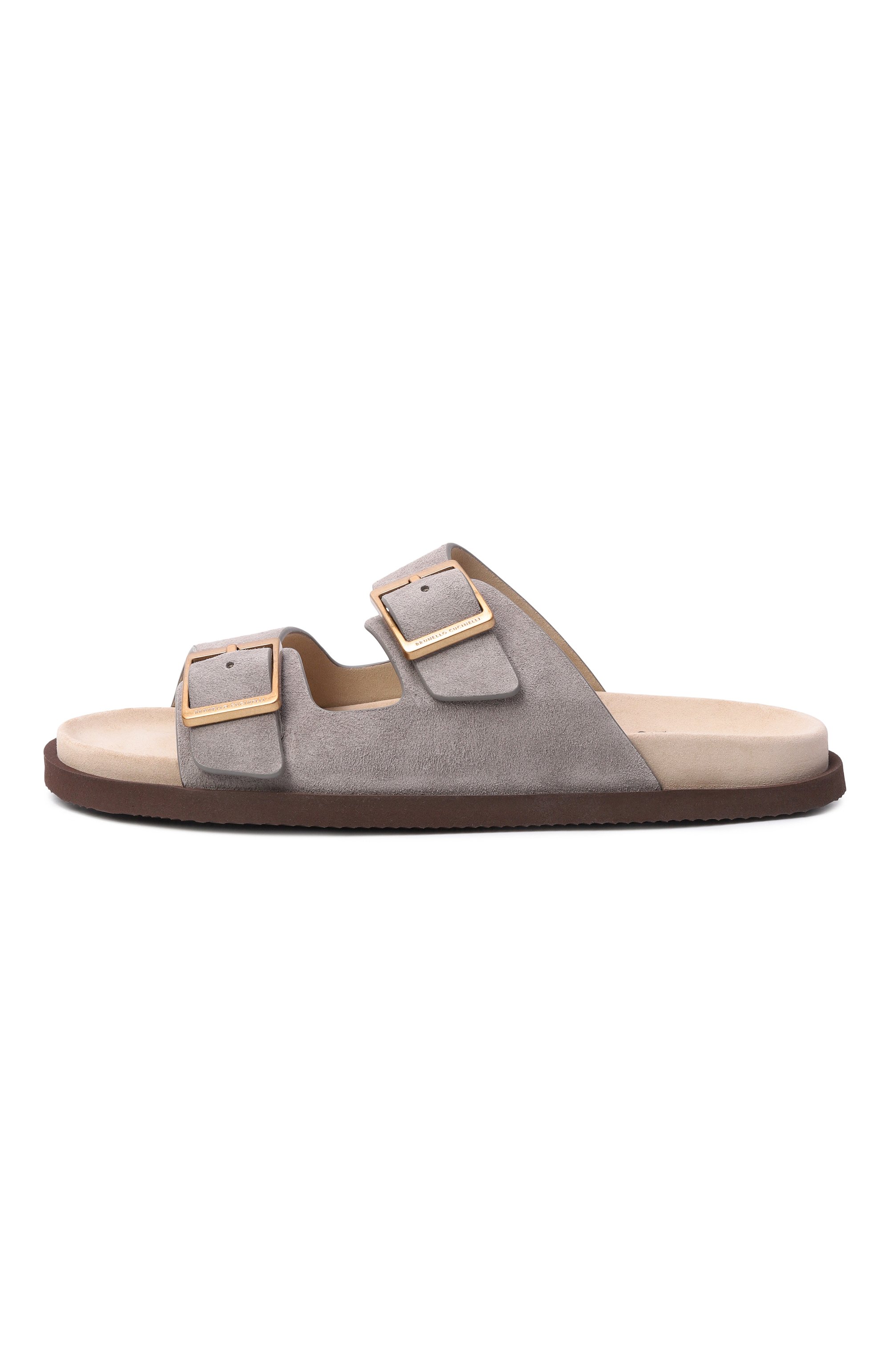 Замшевые шлепанцы BRUNELLO CUCINELLI, арт. MZUS0LY235, фото 4